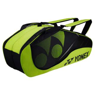 Yonex Tournament Six Pack Tennis Bag Lime Green
