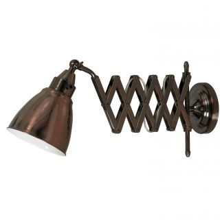 Ambrose Copper Bronze Swing Arm Lamp