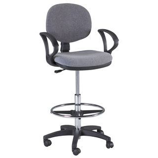Offex Grey Ergonomic Adjustable Office Chair (GreyModel OF 91 1006113Materials Fabric, metalDimensions 24 inches x 23 inches x 13 inches Height adjustment from 23.5 inches to 33.5 inches Weight capacity 300 pounds Assembly required Yes  )