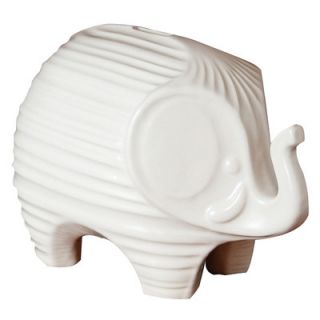 Jonathan Adler Elephant Bank Figurine 448 Color White