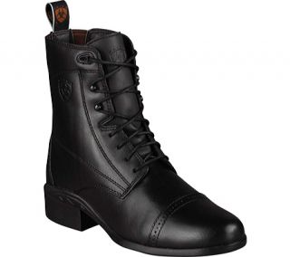 Womens Ariat Heritage III Paddock   Black Upgraded Full Grain Leather Boots