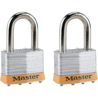 Master Lock 2 Pack of Keyed Alike Padlocks   Model# 5TPF