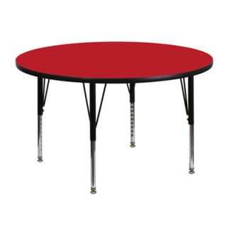 FlashFurniture Round Activity Table XU A48 RND  Finish Red
