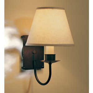 Hubbardton Forge HUB 203101 03 CTO Simple Sweep Sconce 1 Light with Shade
