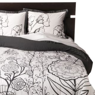 Room Essentials Illustrated Floral Comforter Set   Twin XL