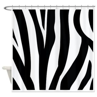  Fun Zebra Stripe Animal Print Shower Curtain  Use code FREECART at Checkout