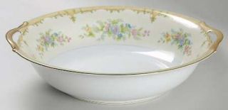 Noritake Florimont 9 Round Vegetable Bowl, Fine China Dinnerware   Green & Yell