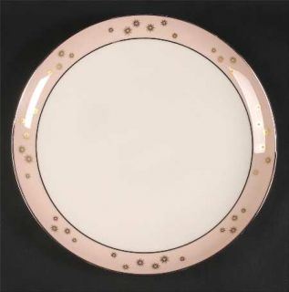 Lenox China Jewel 12 Chop Plate/Round Platter, Fine China Dinnerware   Pink Rim