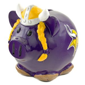 Minnesota Vikings Forever Collectibles Mini Thematic Piggy Bank NFL