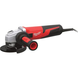 Milwaukee 5in. Grinder   13 Amp, Paddle Grip, Lock On Slide Switch, Clutch,