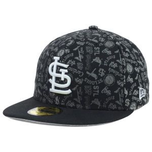 St. Louis Cardinals New Era MLB Glow All Over 59FIFTY Cap