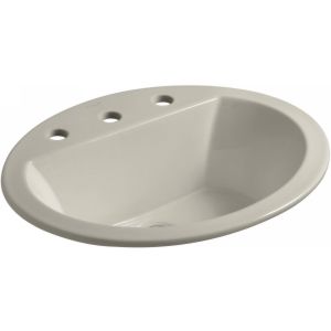 Kohler K 2699 8 G9 Bryant Bryant® Oval Drop In Bathroom Sink with 8 Widespread