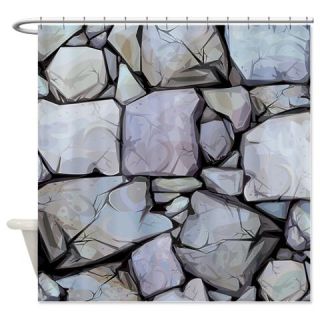  Stone Pattern Shower Curtain  Use code FREECART at Checkout