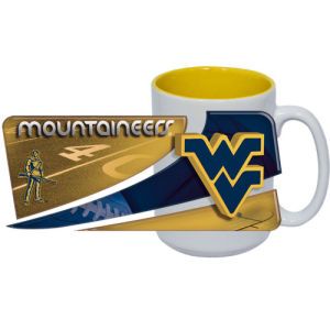 West Virginia Mountaineers 15oz. Two Tone Mug