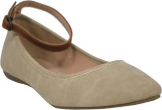 Womens L & C Regan   Sand Ballet Flats