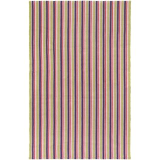 Bar Harbor Fruit Punch Rug (8 X 10) (Fruit PunchSecondary colors Lemon Drop, Pink Blossom, Pink Carnation, PurplePattern StripesTip We recommend the use of a non skid pad to keep the rug in place on smooth surfaces.All rug sizes are approximate. Due to