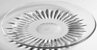 Baccarat Lorraine 7 Salad Plate   Cut, Uneven Vertical Cuts