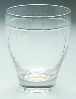 Lenox Staccato Double Old Fashioned   Clear, Cut Lines & Ovals