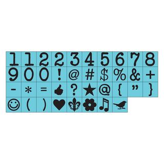 Prima Press Alphabet Stamp Set .25 Characters #4