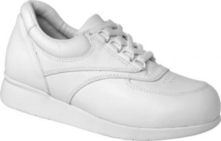Womens Drew Blazer Plus II   White Calf Diabetic Shoes