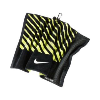 Nike Face/Club Jacquard Golf Towel   Black