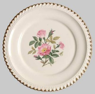 Harker Wild Rose (Royal Gadroon) Bread & Butter Plate, Fine China Dinnerware   R