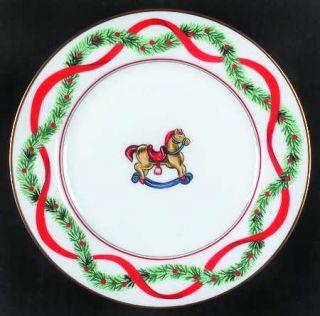 Fitz & Floyd Christmas Wonderland Bread & Butter Plate, Fine China Dinnerware  
