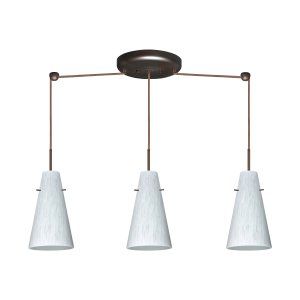 Besa Lighting BEL 3JB 412419 LED BR Cierro Pendant