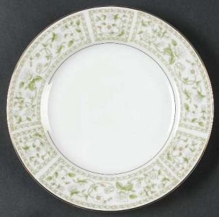 Royal M Mita Summertime Bread & Butter Plate, Fine China Dinnerware   White Flow