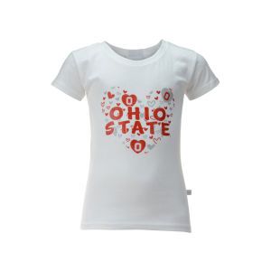 Ohio State Buckeyes Girls Glitter T Shirt