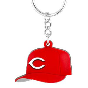 Cincinnati Reds AMINCO INC. MLB Soft Rubber Cap Keychain