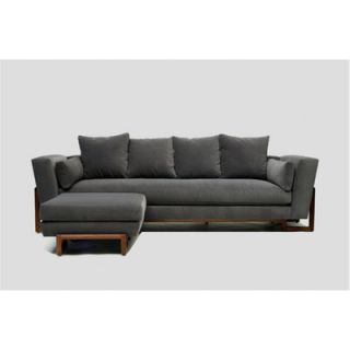 ARTLESS LRG Sofa A LRG S F 2 / A LRG S G 2 Color Flannel Grey Aged Velvet