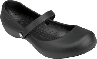 Womens Crocs Alice Work   Black Casual Shoes