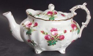 Hammersley GrandmotherS Rose Teapot & Lid, Fine China Dinnerware   Pink Roses,
