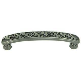 Stone Mill Hardware Oakley Weathered Nickel Cabinet Pull (pack Of 5) (ZincHardware finish Weathered nickel Pack of five (5) cabinet pullsIntricate engraved patternSolid, high quality hardwareDimensions 4.25 inches long x 1 inch deepScrew spacing 3.75 i