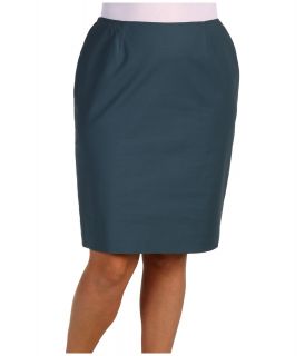 Jones New York Plus Size Shelter Island Slim Skirt Womens Skirt (Blue)