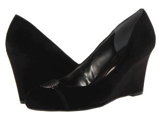 CARLOS by Carlos Santana Maxine Womens Wedge Shoes (Black)