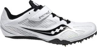 Mens Saucony Spitfire 2   White/Black Athletic Shoes