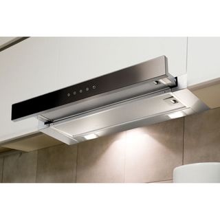 Nt Air Built in Range Hood Slide Out 36 inch Tlc s (Stainless SteelFinish Stainless SteelMaterial Stainless steelOverall Dimensions 11 inches high x 36 inches wide x 11 inches wideSettings Cooking lightHardware finish SSTwo washable filters Two halog