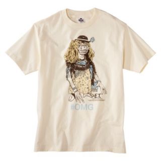 Mens ET Dress Up Graphic Tee   Off White M