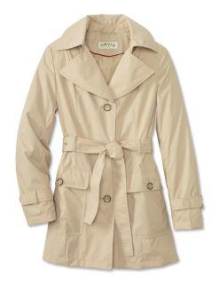 Single breasted Trench Coat , Tan, X Large