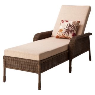 Devonport Wicker Patio Chaise Lounge