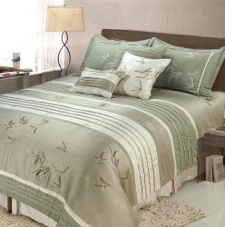Jenny George Designs Sansai 7 piece Full/ Queen size Comforter Set