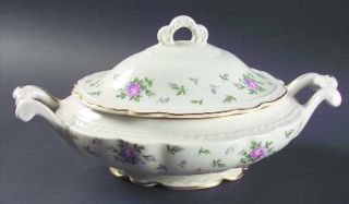 Princess   Empcraft (USA) Sweet Briar Oval Covered Vegetable, Fine China Dinnerw