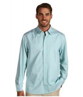 Tommy Bahama Madison Stripe L/S Shirt Mens Long Sleeve Button Up (Green)