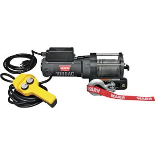 WARN Utility Winch   1000 Lb. Capacity, 120 Volt AC, Model# 80010