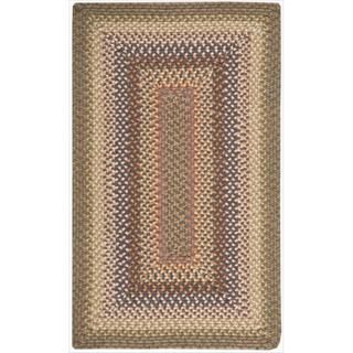 Hand woven Craftworks Braided Autumn Multi Color Rug (23 X 39)