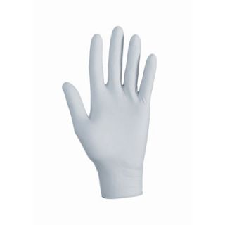 KIMBERLY CLARK Kleenguard G10 Gray Nitrile Gloves, Medium, 150/pack