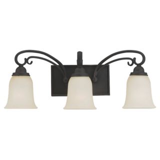 Del Prato 3 light Misted Bronze Wall/bath Fixture