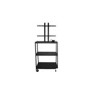 Vutec 27   42 Flat Panel Cart, Adjustable 34   54 with 4 Outlets 01 VFPC5434E